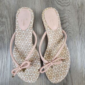 Kate Spade Mistic Bow Flat Thong Sandals size 7.5
